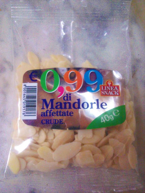Mandorle affettate